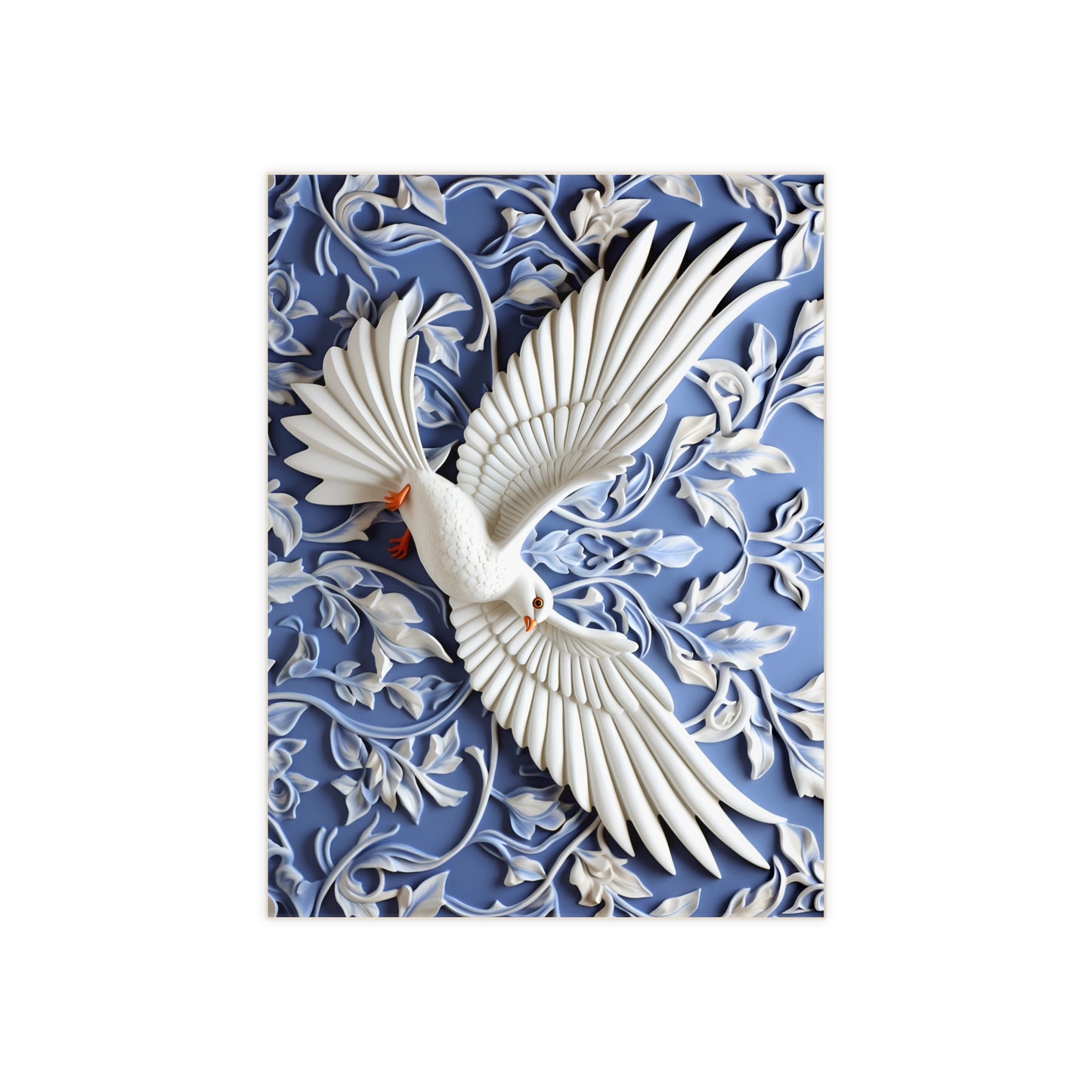 Ceramic White Dove Tile