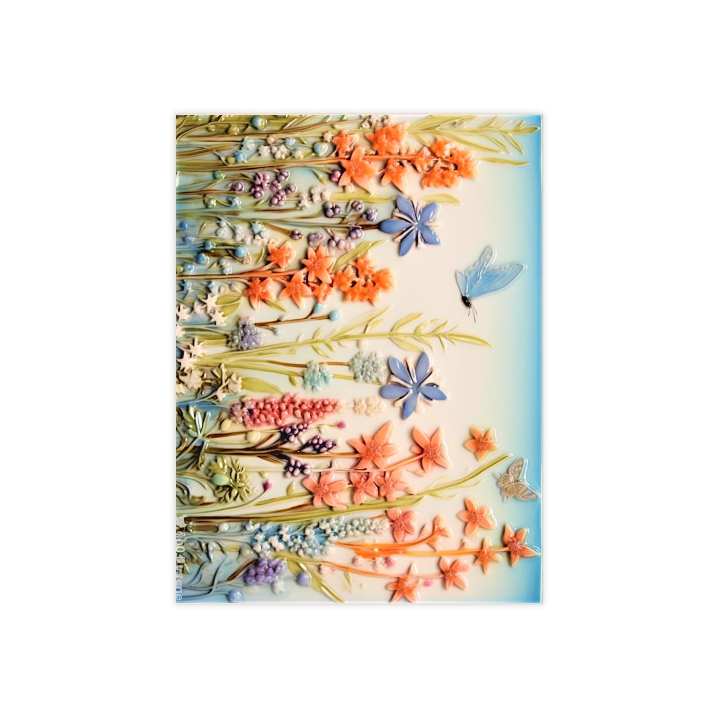 Wildflowers Ceramic Tile, Accent Tile