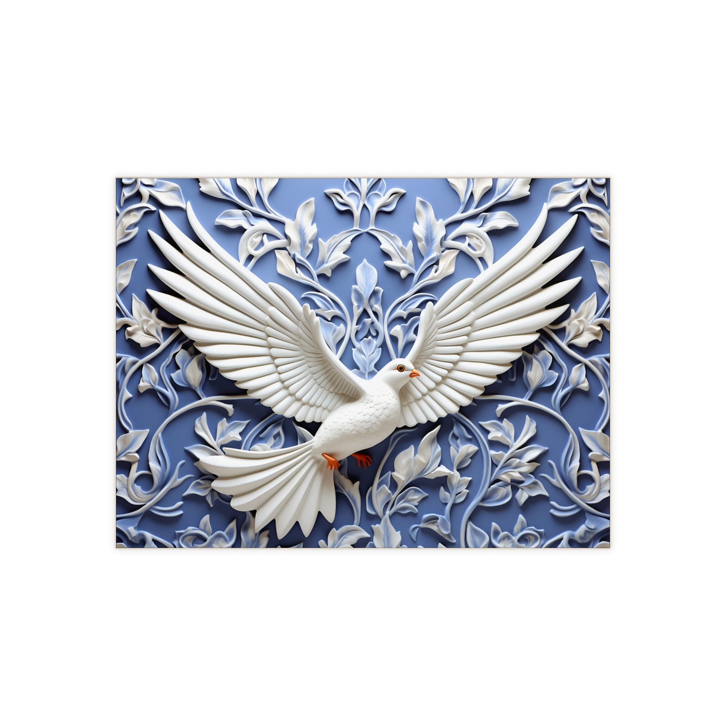 Ceramic White Dove Tile