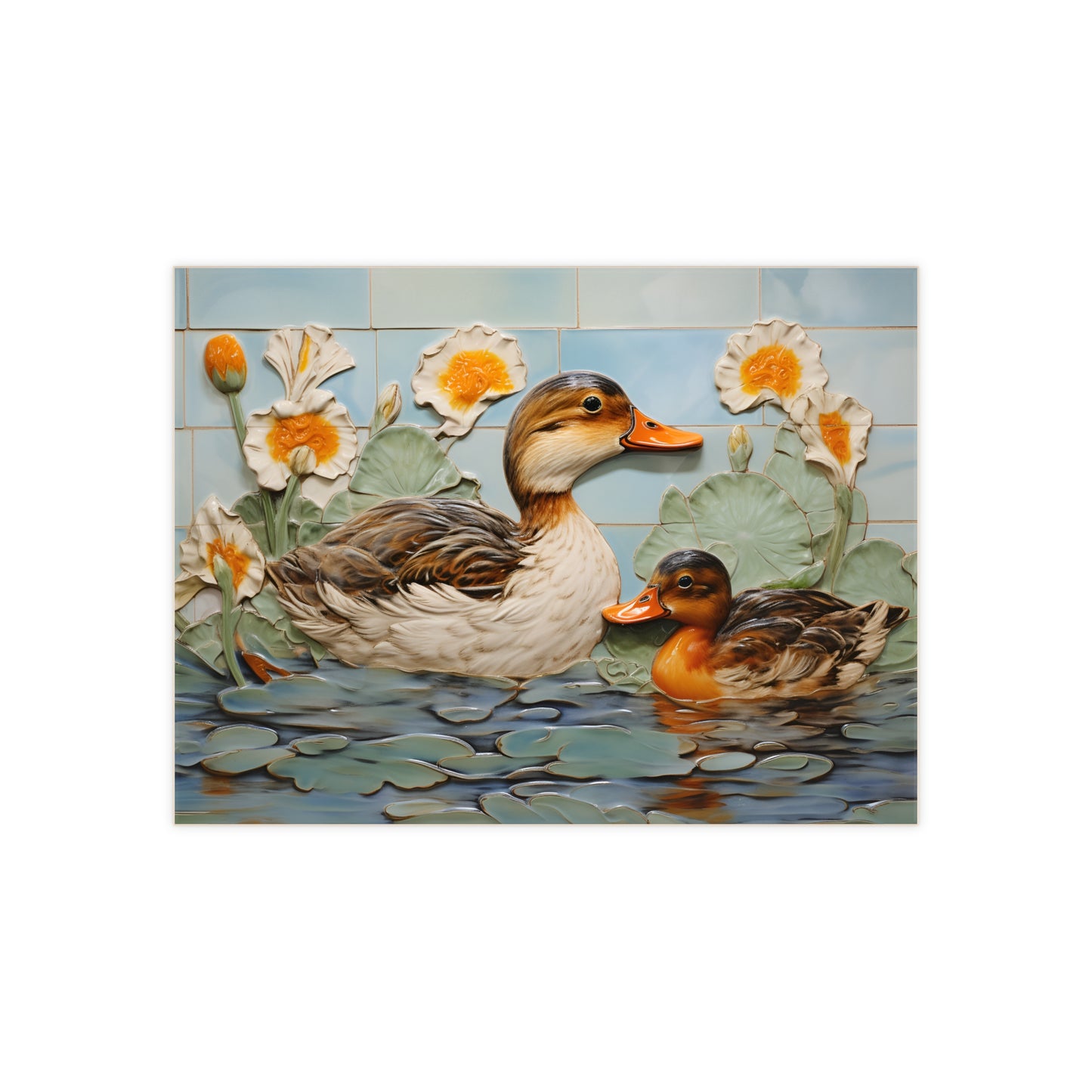 Ceramic Ducks Tile