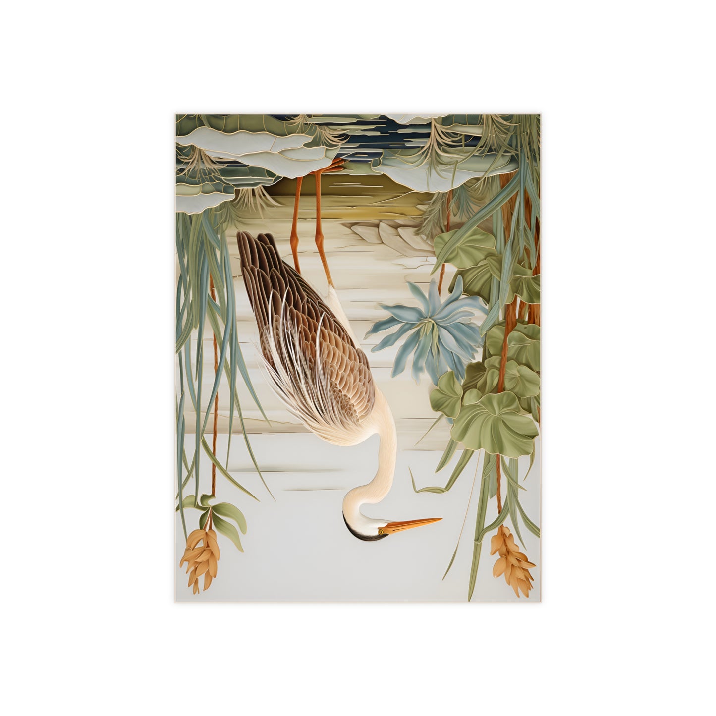 Grey Heron Tile or Mural