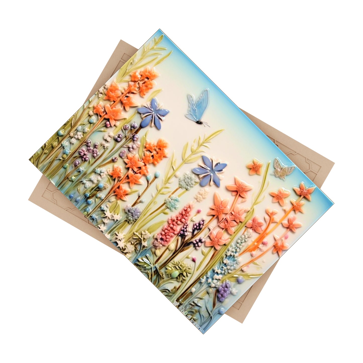 Wildflowers Ceramic Tile, Accent Tile