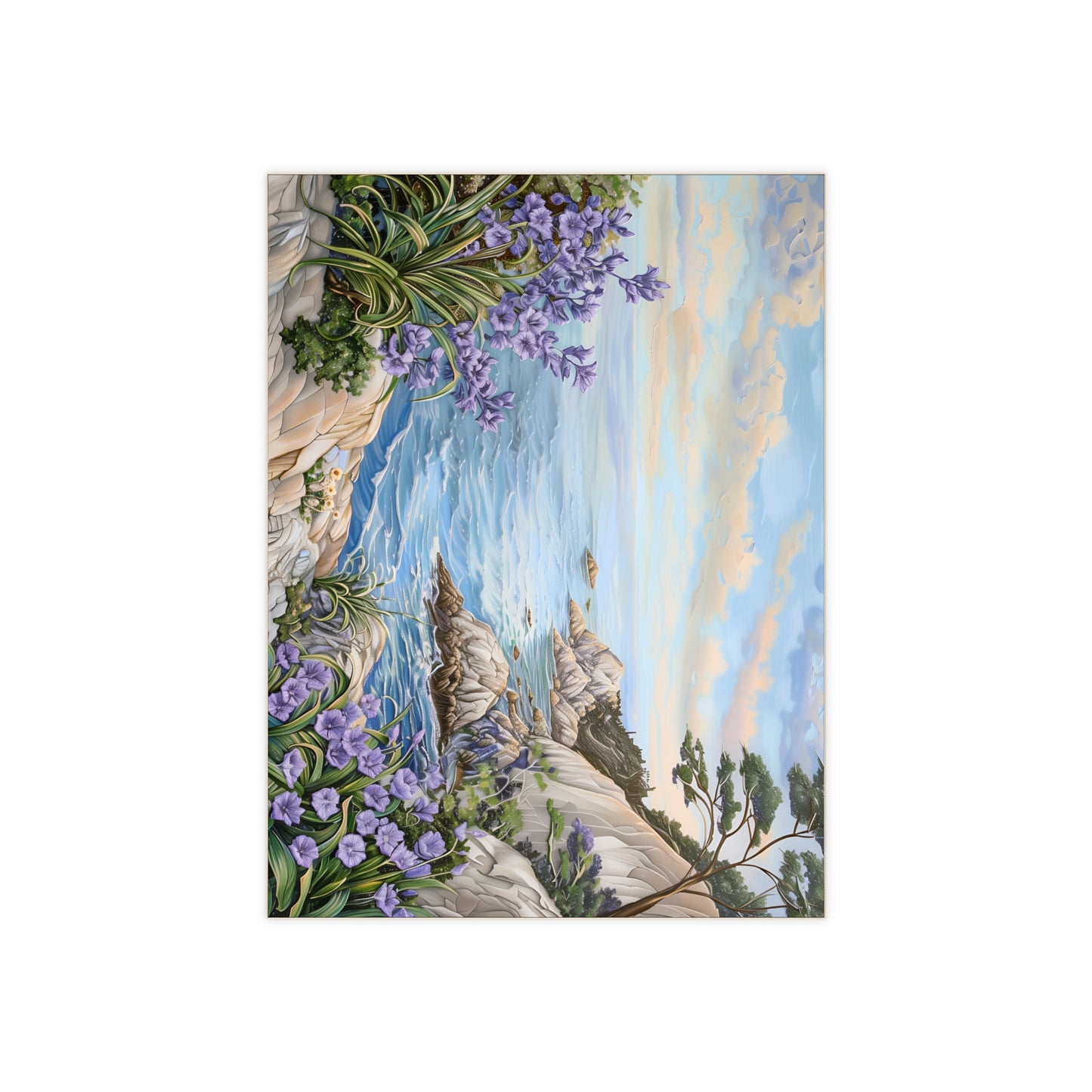Scenic Ocean Overlook Ceramic Tile or Mural.