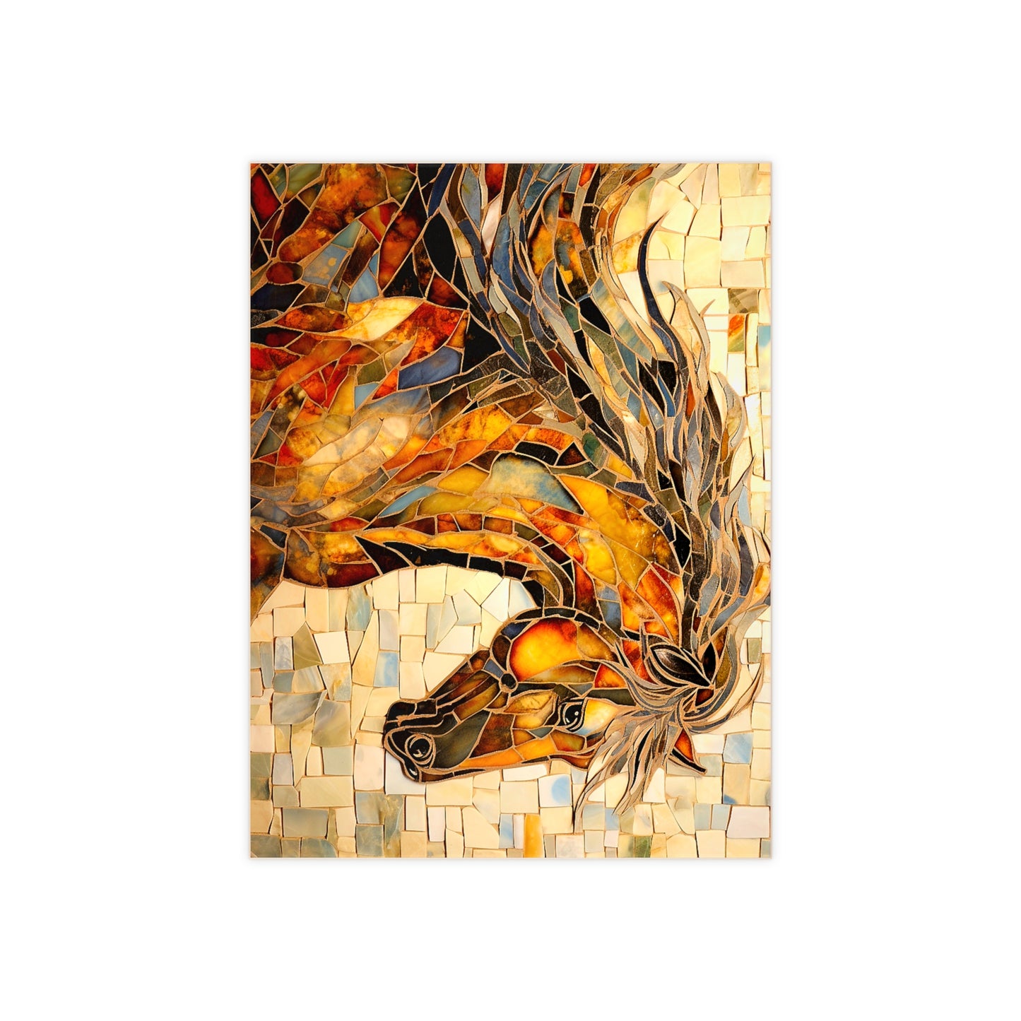 Horse Ceramic Accent Tile