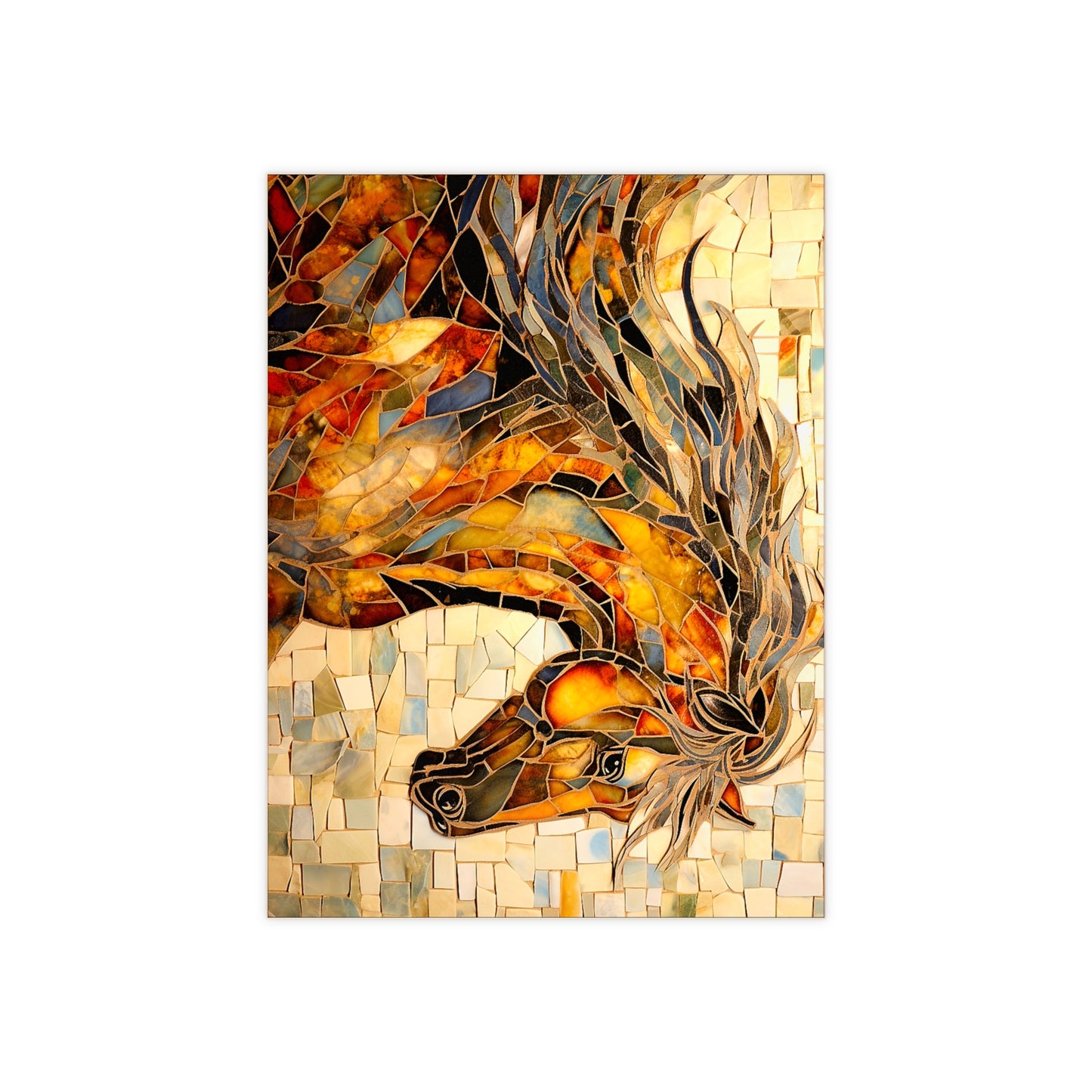 Horse Ceramic Accent Tile