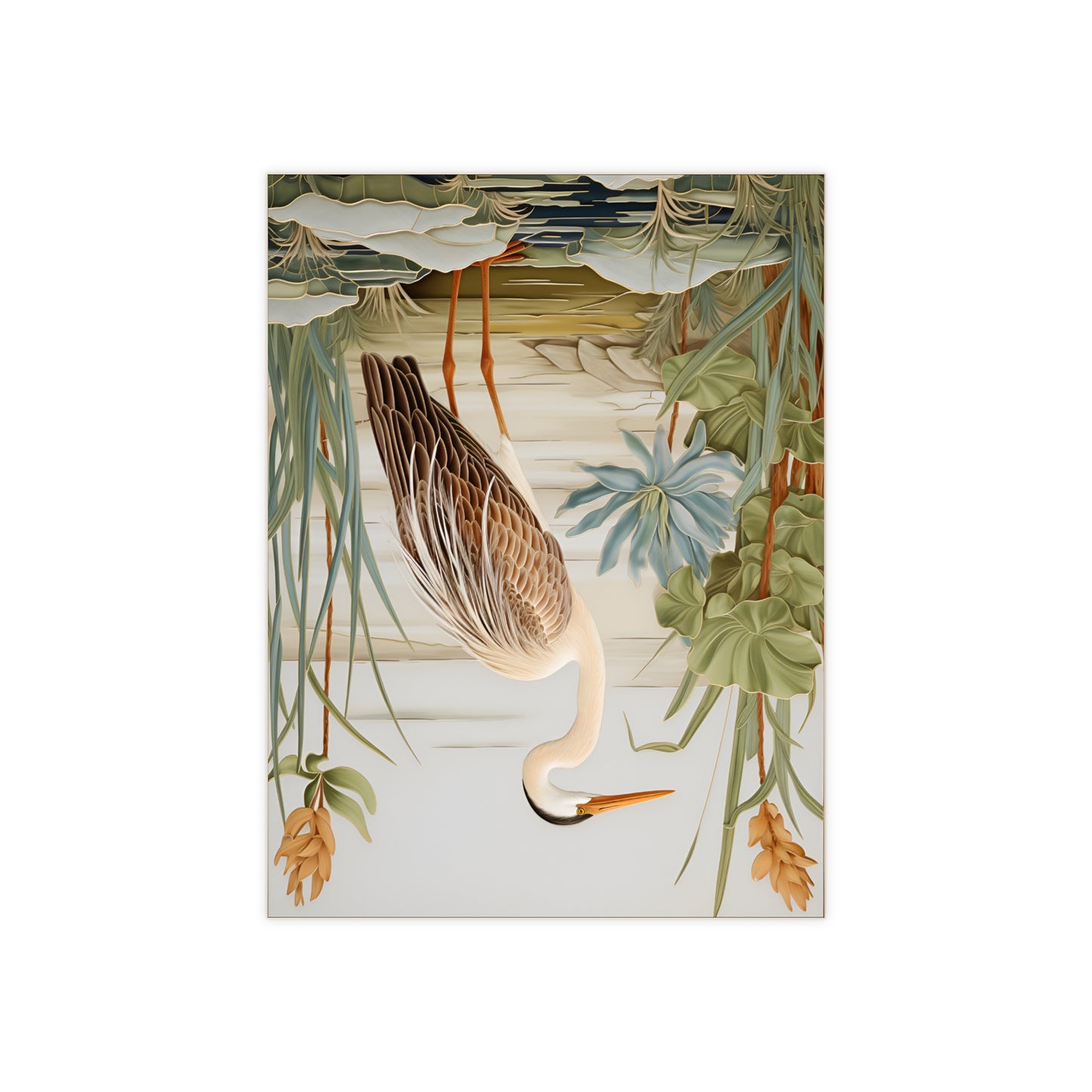 Grey Heron Tile or Mural