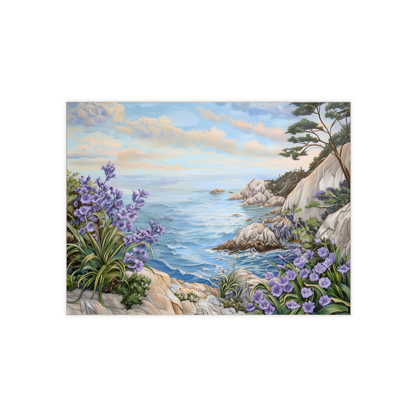 Scenic Ocean Overlook Ceramic Tile or Mural.