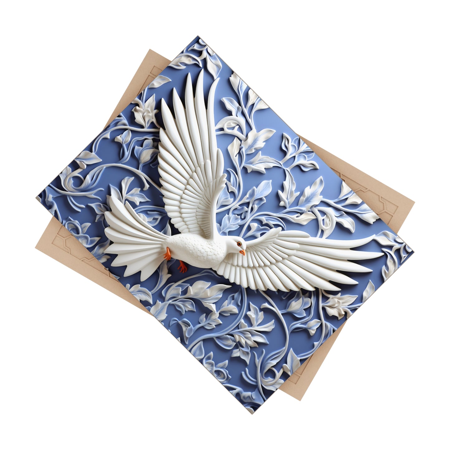 Ceramic White Dove Tile