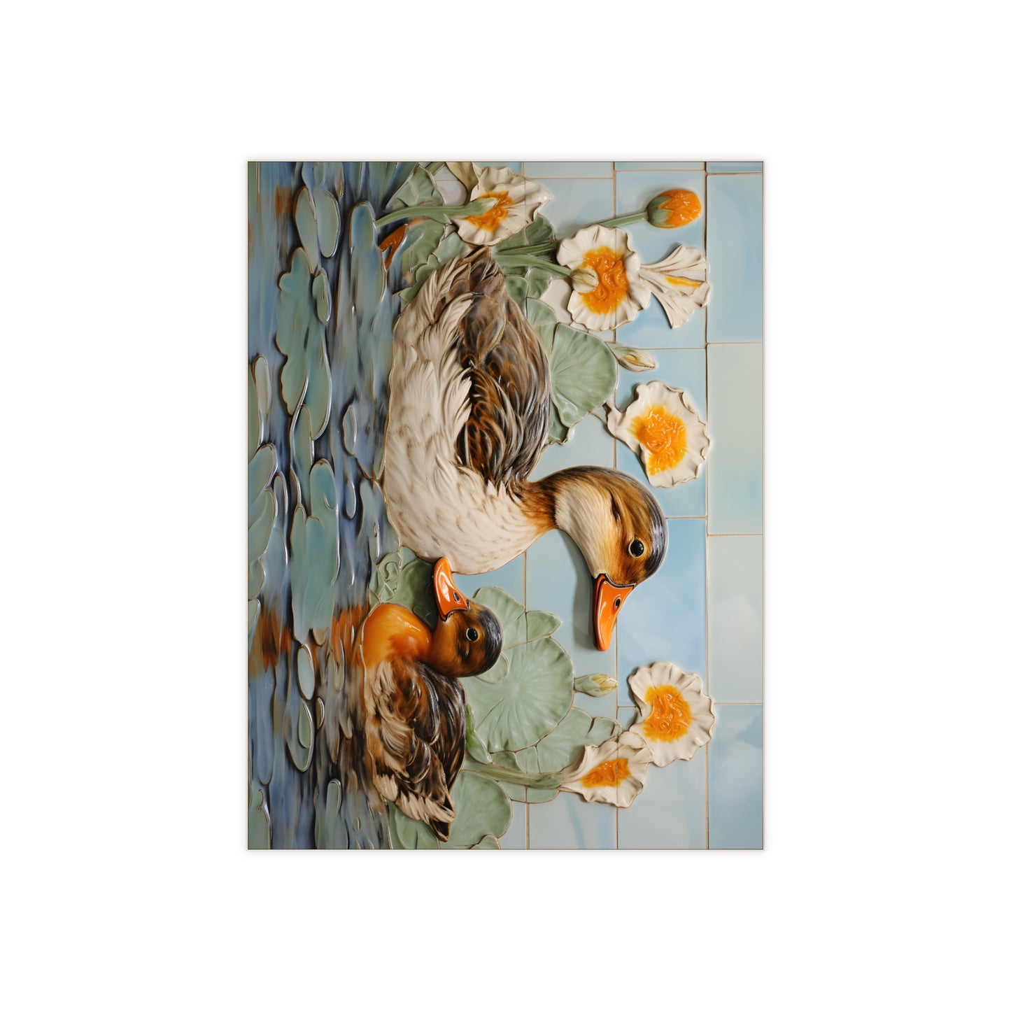 Ceramic Ducks Tile