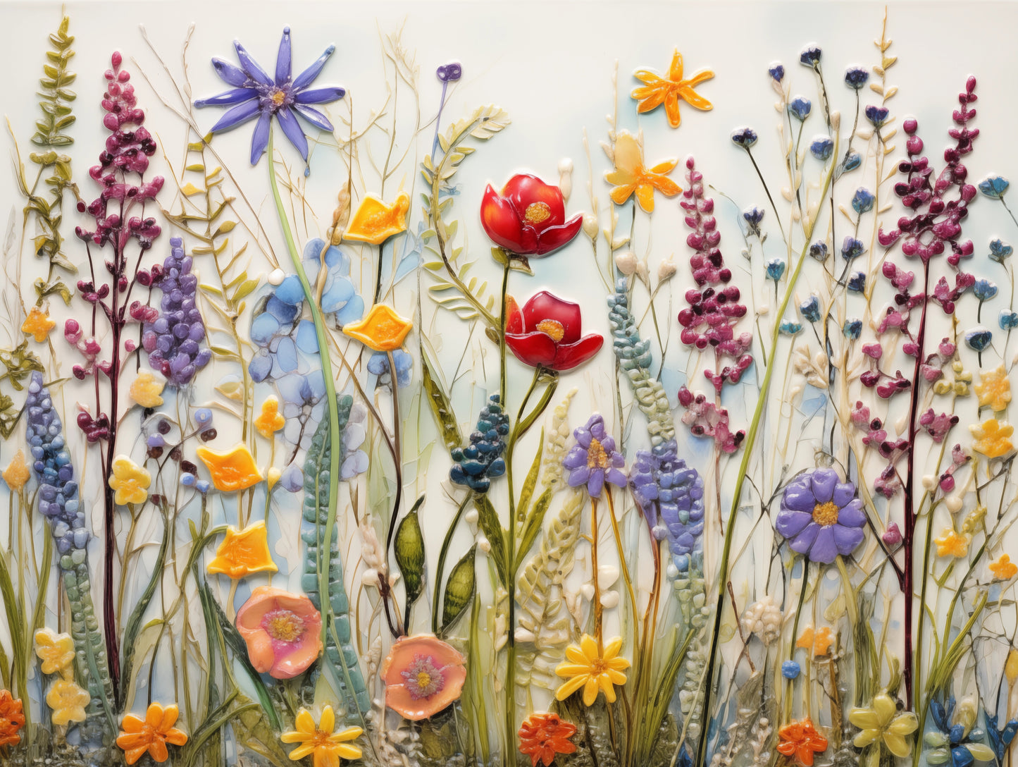 Wildflowers Ceramic Tiles.