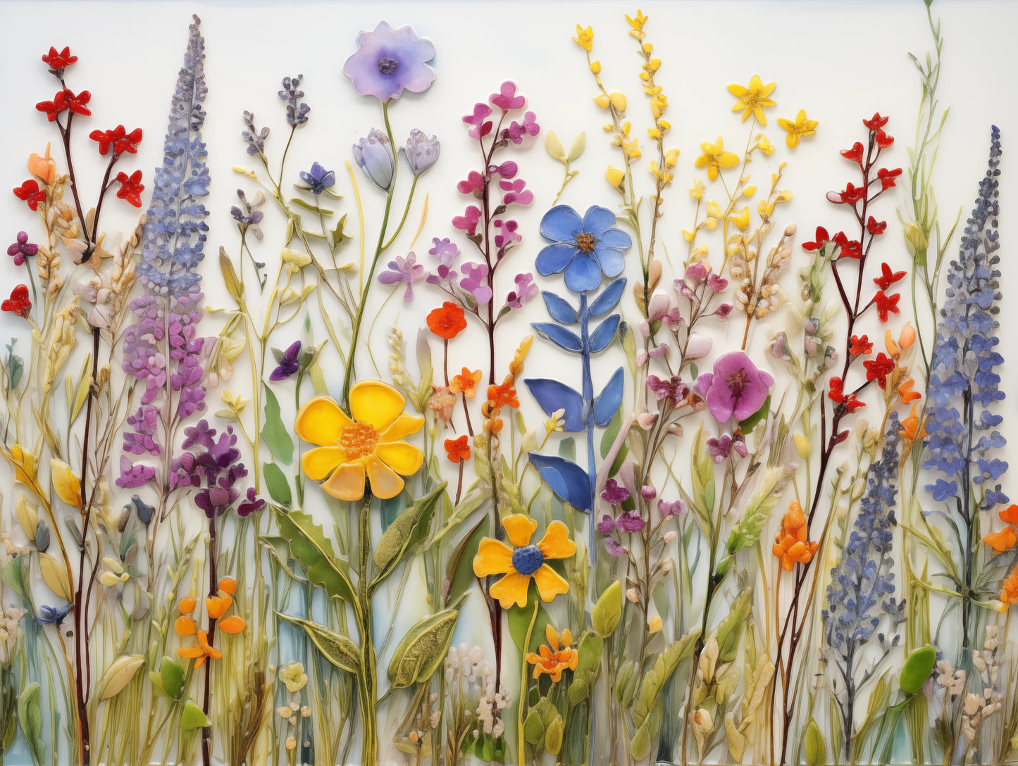 Wildflowers Ceramic Tiles.