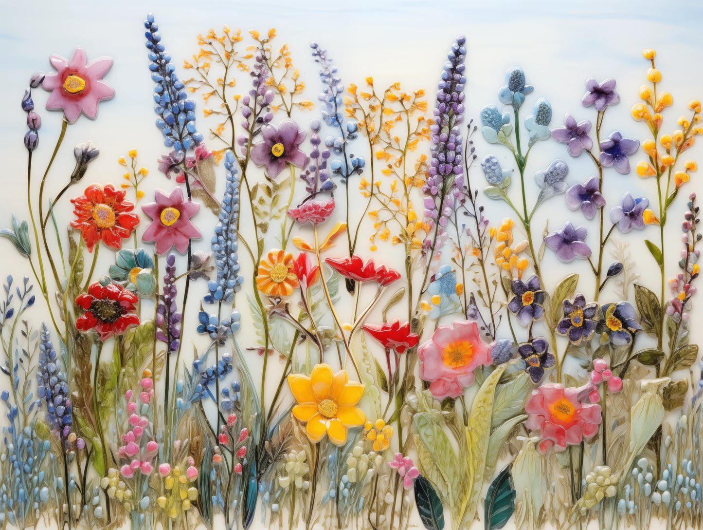Wildflowers Ceramic Tiles.