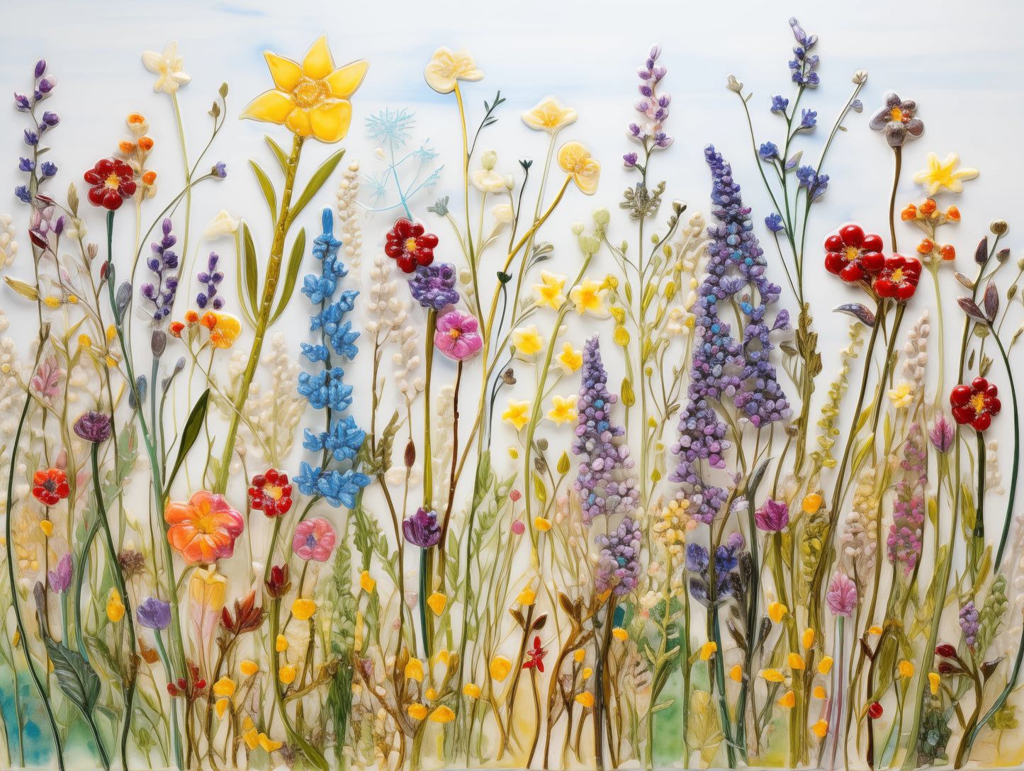 Wildflowers Ceramic Tiles.