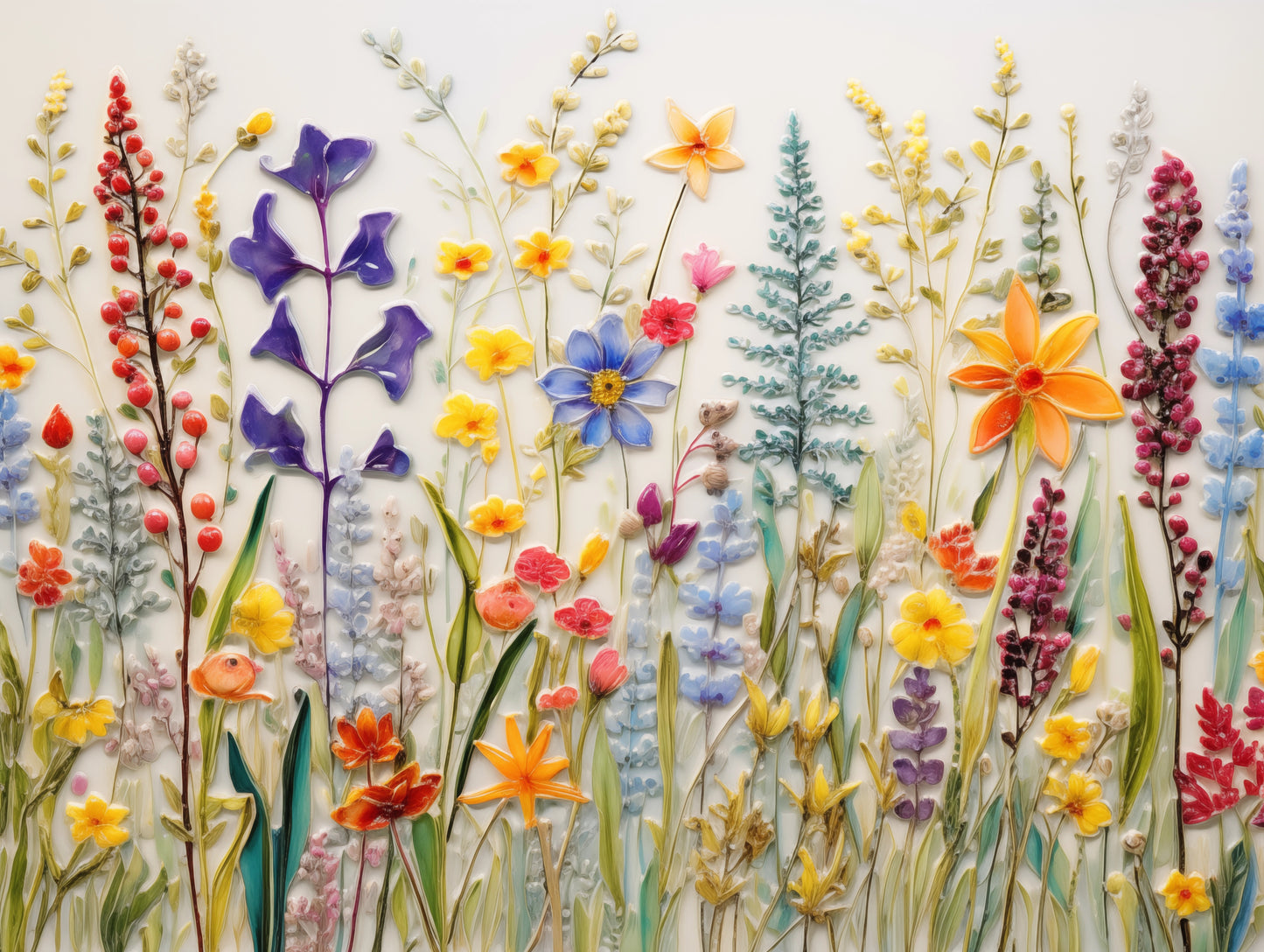 Wildflowers Ceramic Tiles.