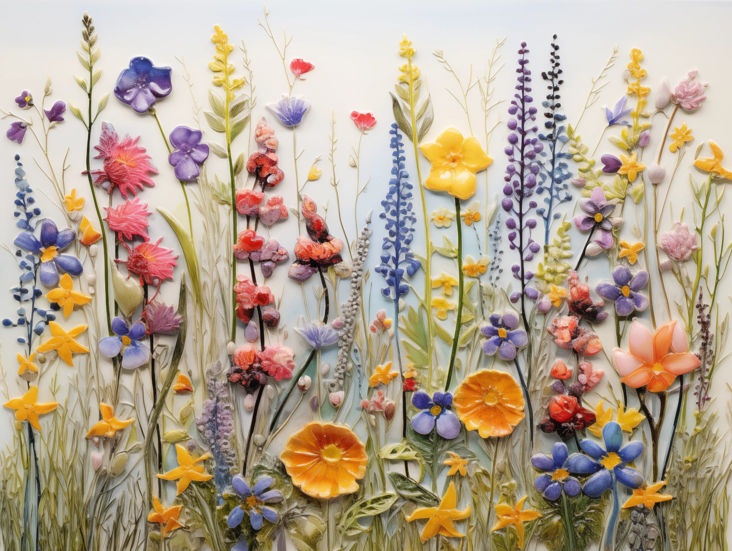 Wildflowers Ceramic Tiles.