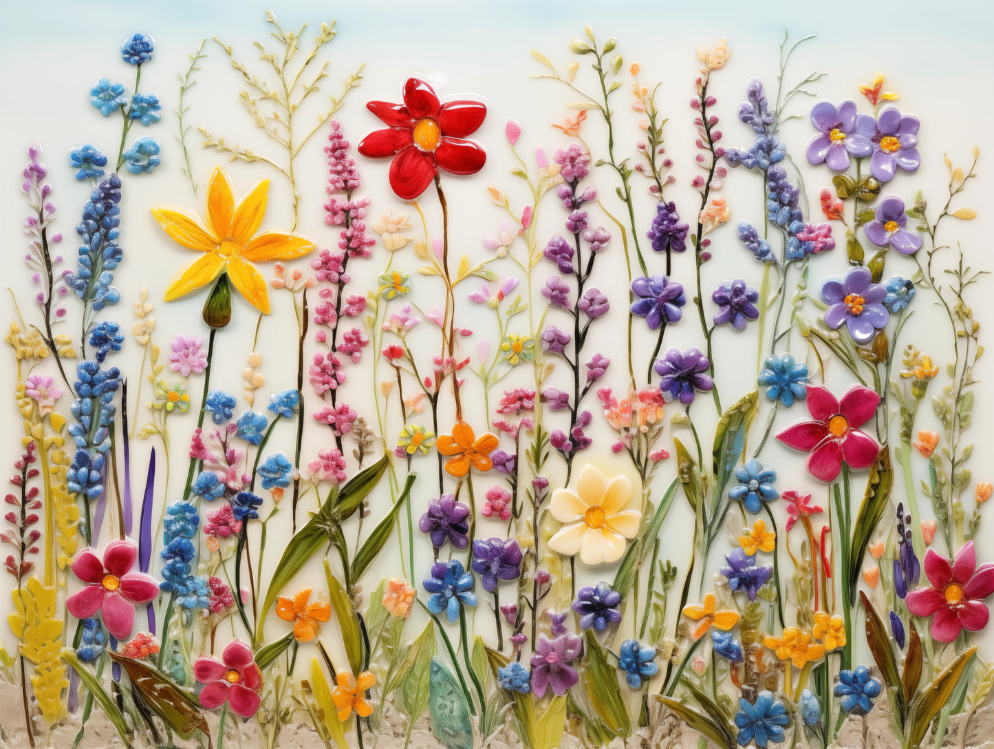 Wildflowers Ceramic Tiles.