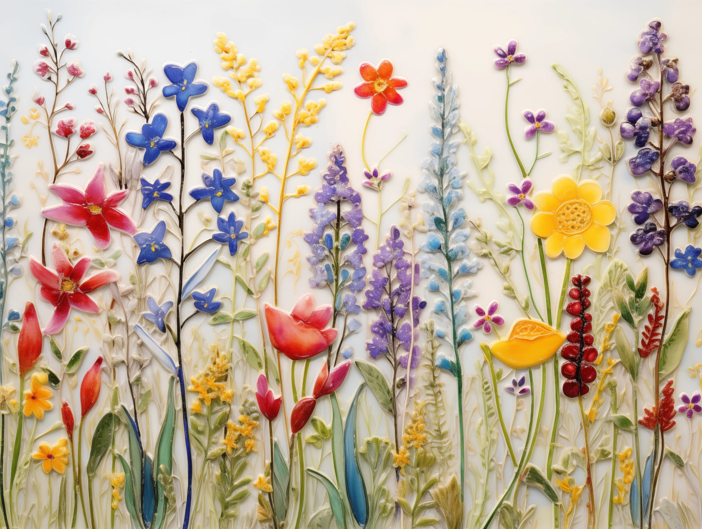 Wildflowers Ceramic Tiles.