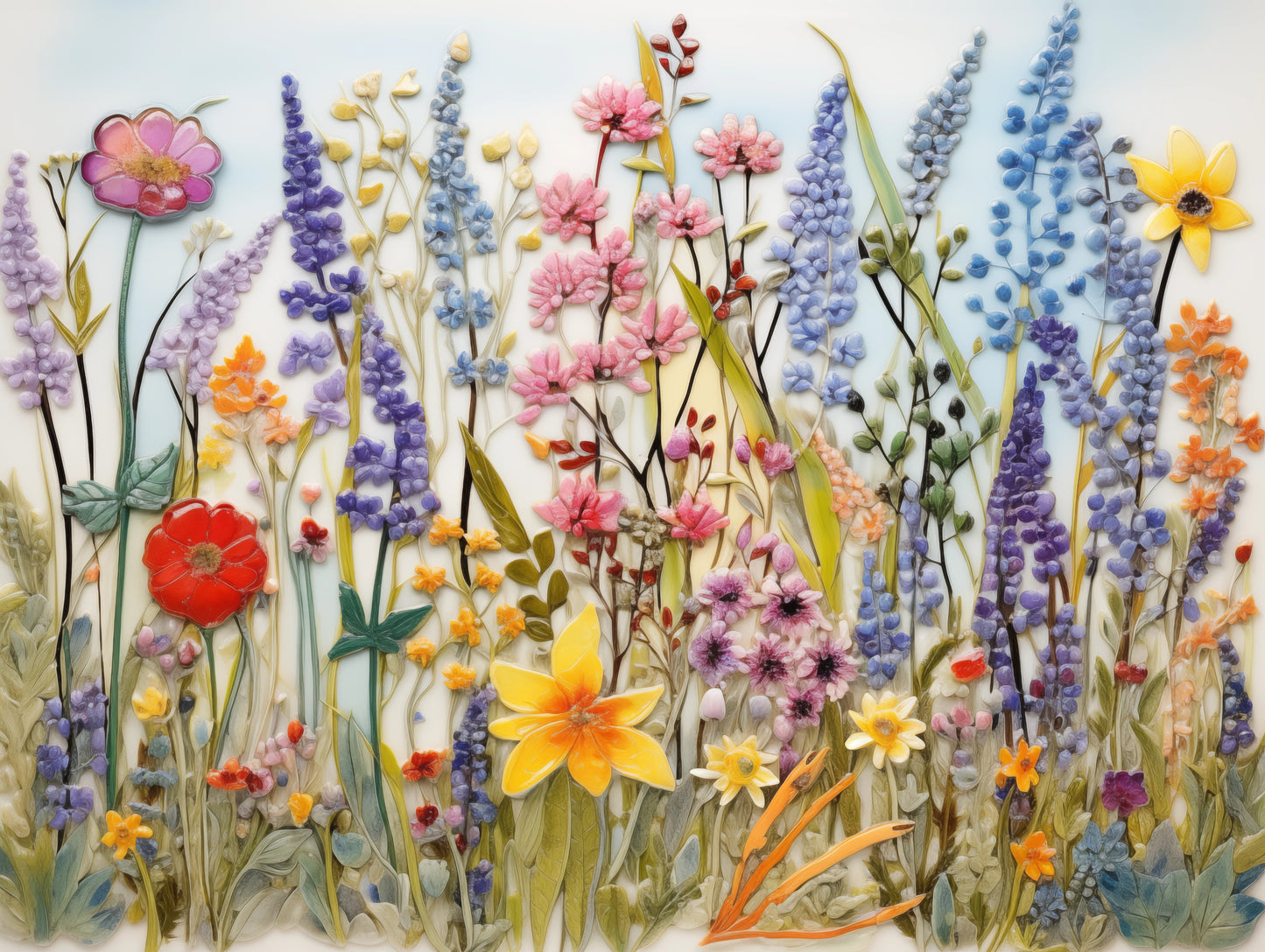 Wildflowers Ceramic Tiles.