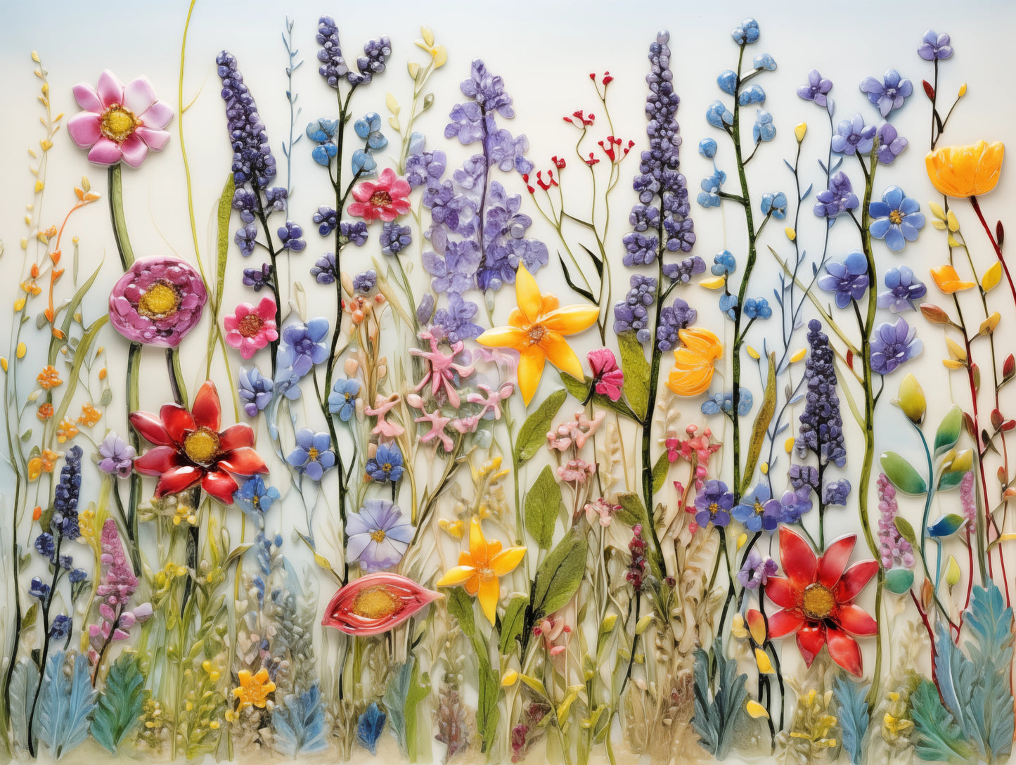 Wildflowers Ceramic Tiles.