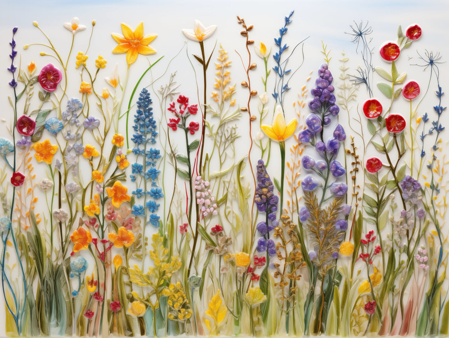Wildflowers Ceramic Tiles.