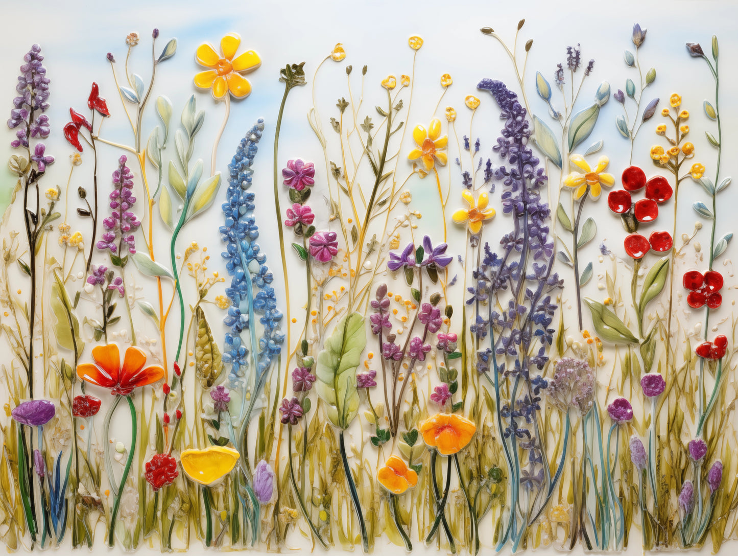 Wildflowers Ceramic Tiles.