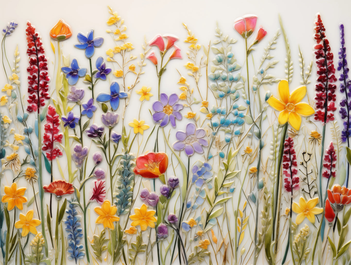 Wildflowers Ceramic Tiles.