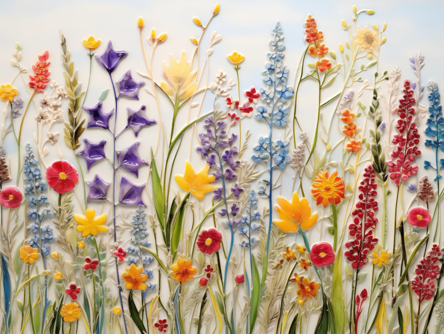 Wildflowers Ceramic Tiles.