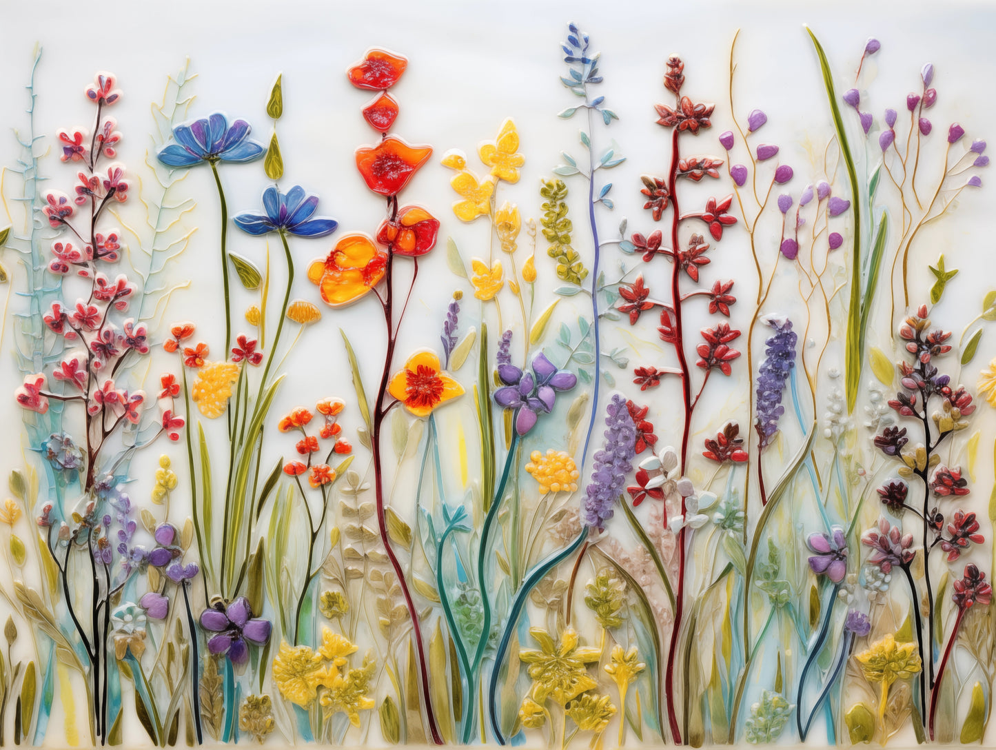 Wildflowers Ceramic Tiles.