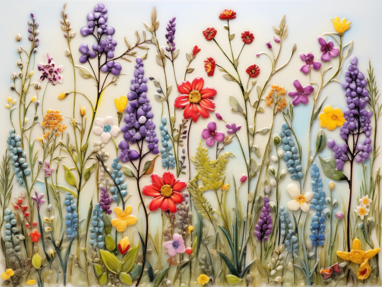 Wildflowers Ceramic Tiles.