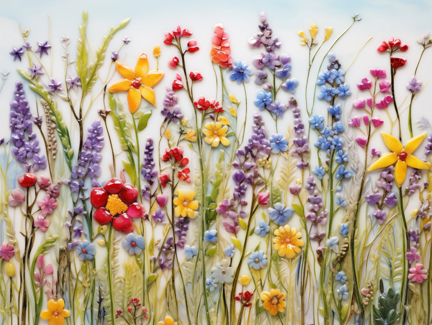 Wildflowers Ceramic Tiles.