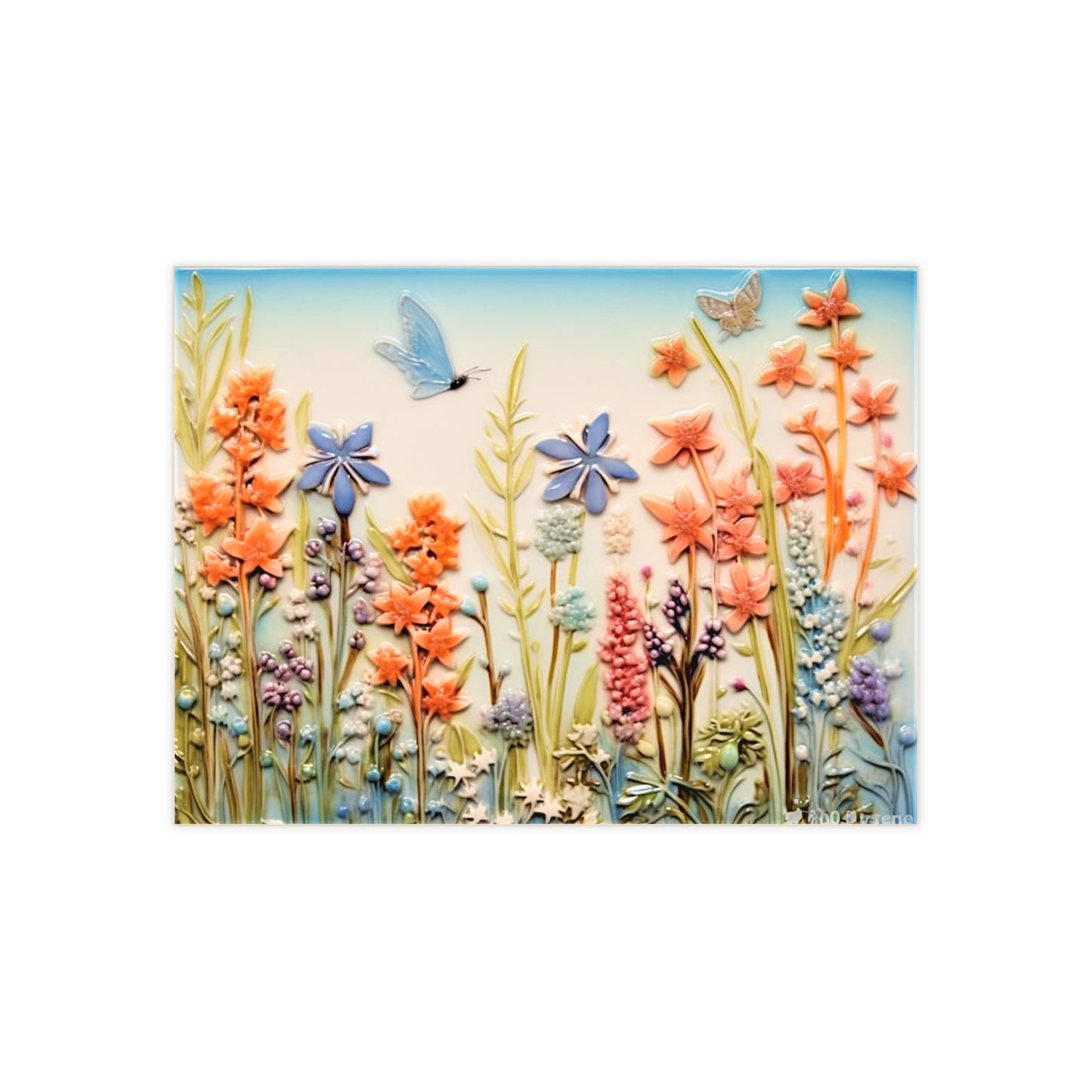 Wildflowers Ceramic Tile, Accent Tile