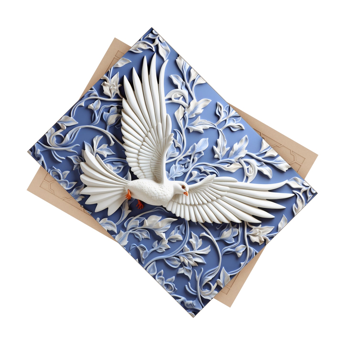Ceramic White Dove Tile