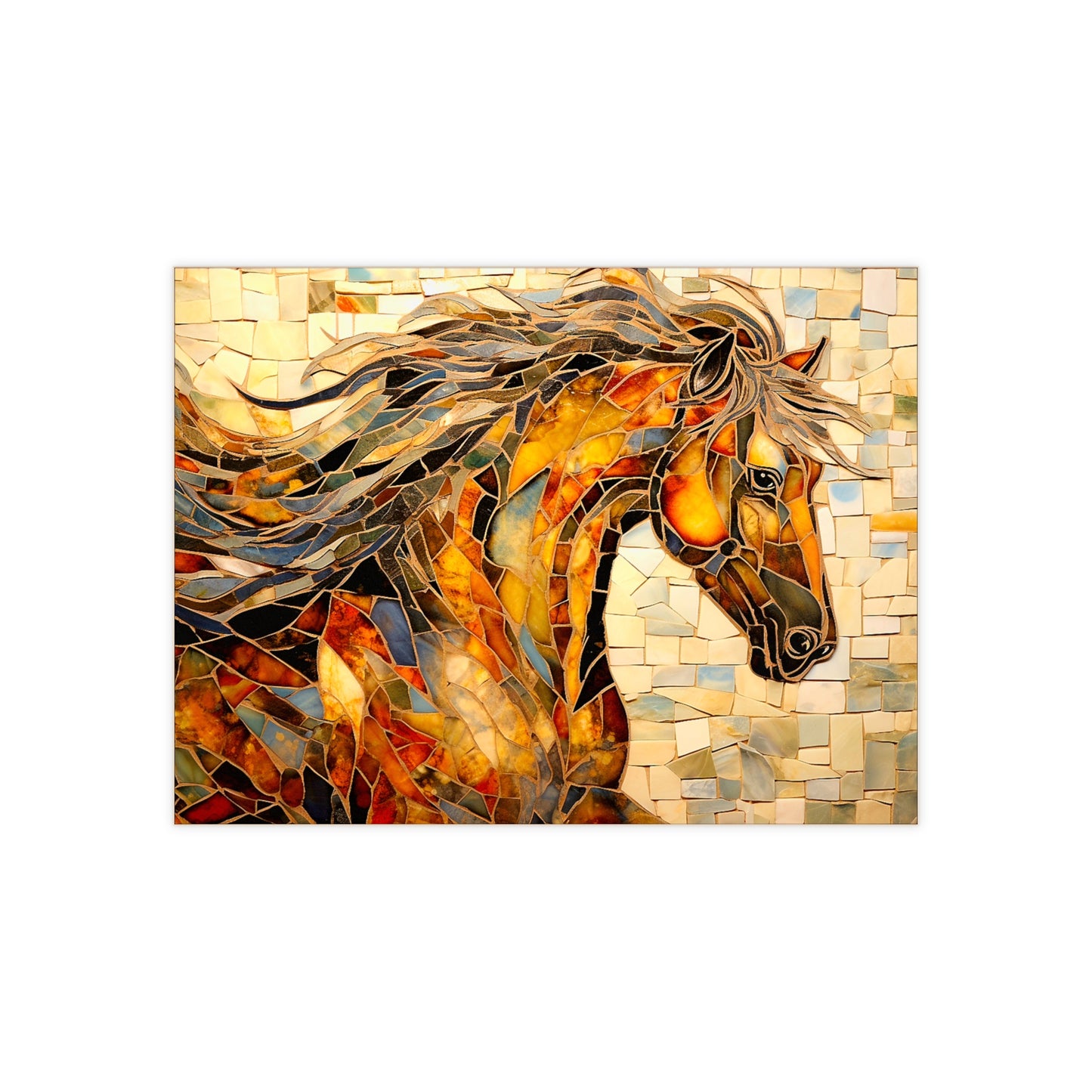Horse Ceramic Accent Tile