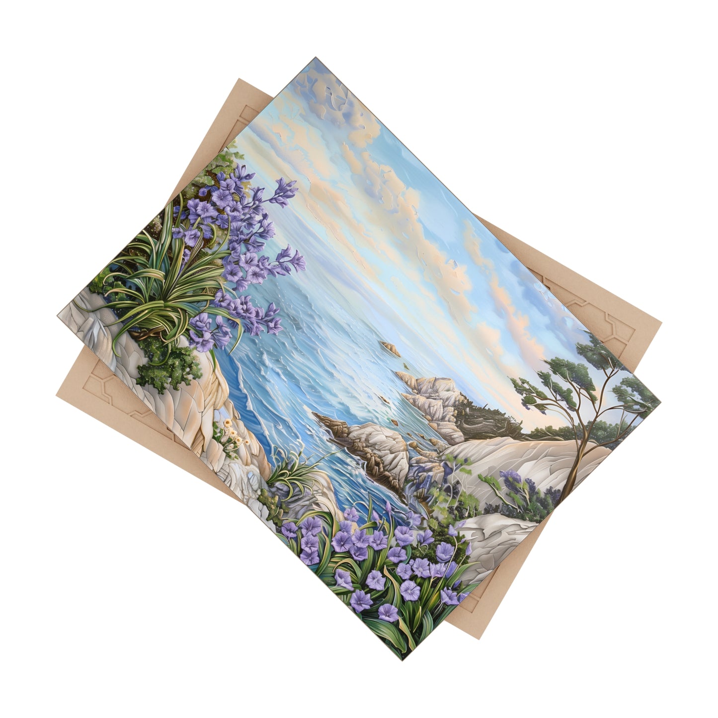 Scenic Ocean Overlook Ceramic Tile or Mural.