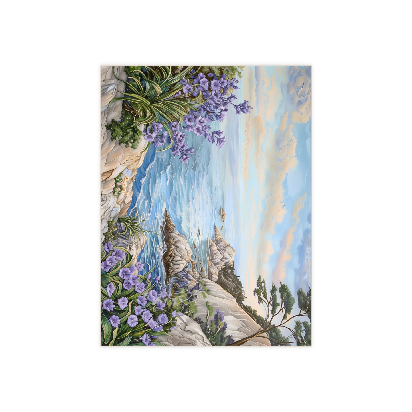 Scenic Ocean Overlook Ceramic Tile or Mural.