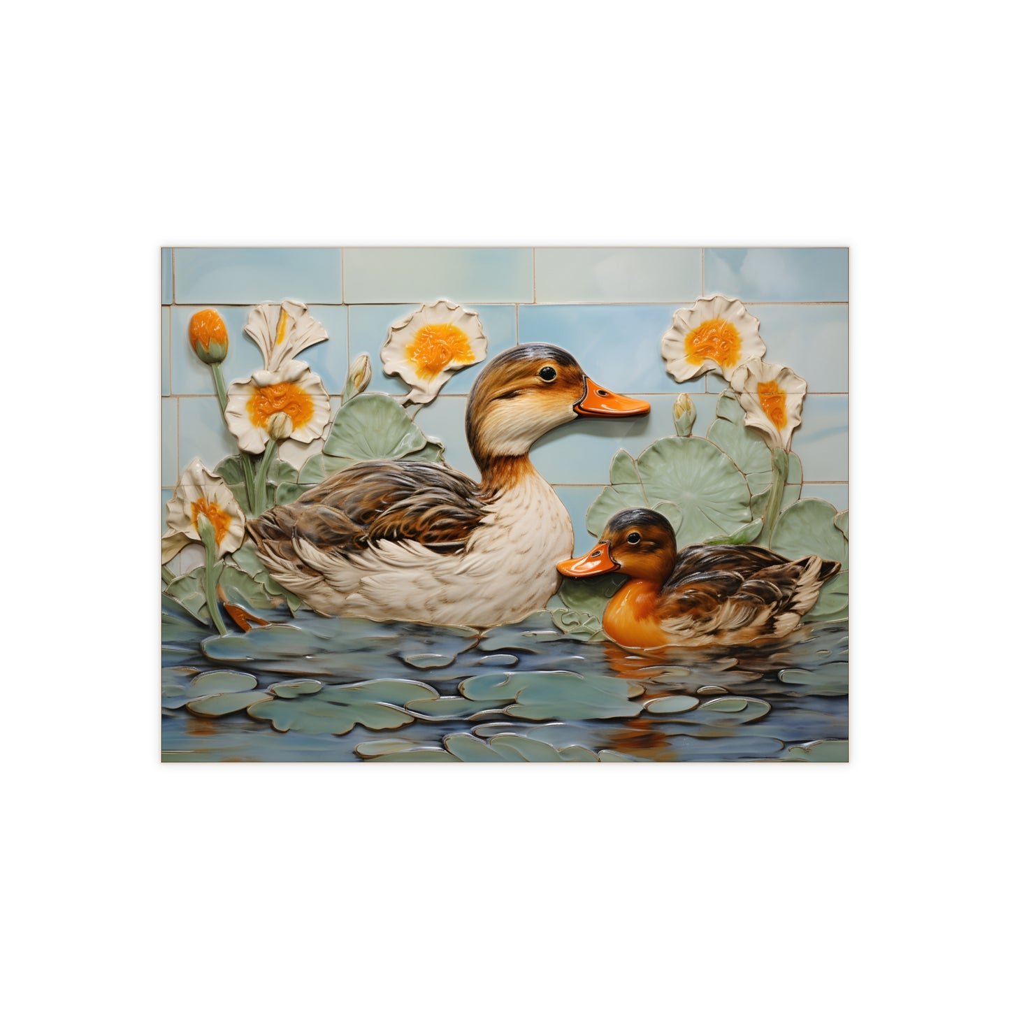 Ceramic Ducks Tile