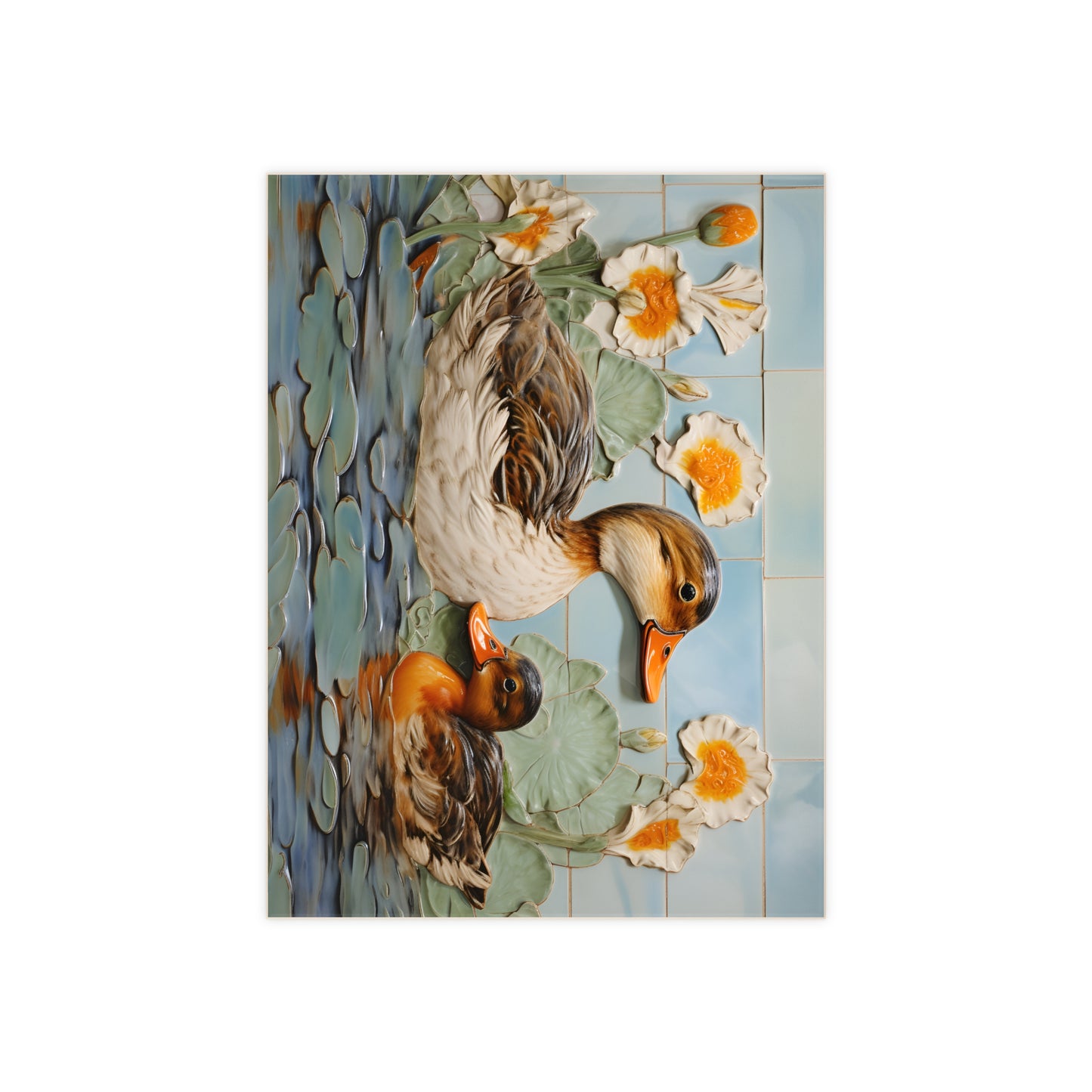 Ceramic Ducks Tile