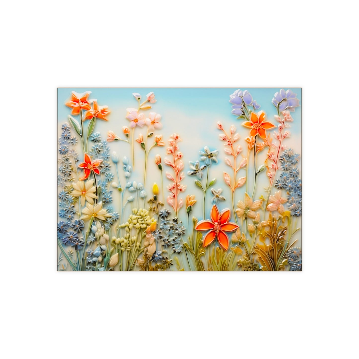 Wildflowers Ceramic Tile, Accent Tile