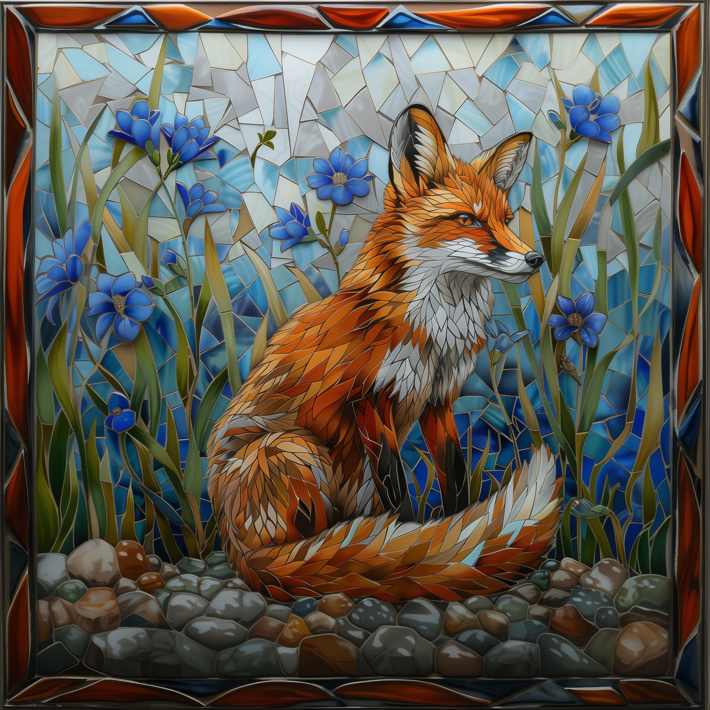 Set of Animal Ceramic Tiles