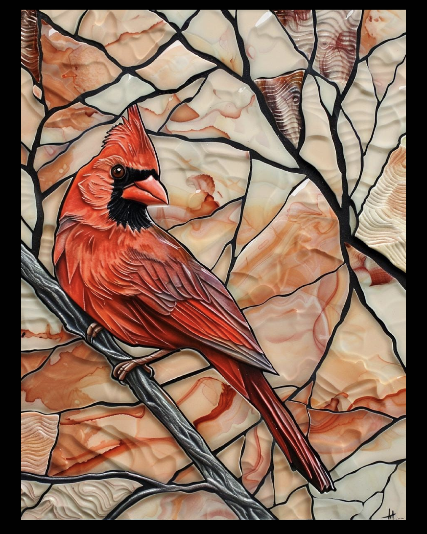 Birds Ceramic Tile Set.