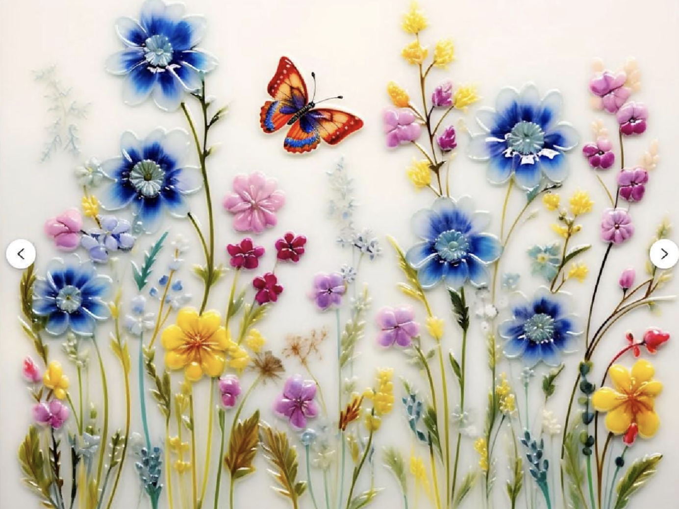 Wildflowers Ceramic Tiles.