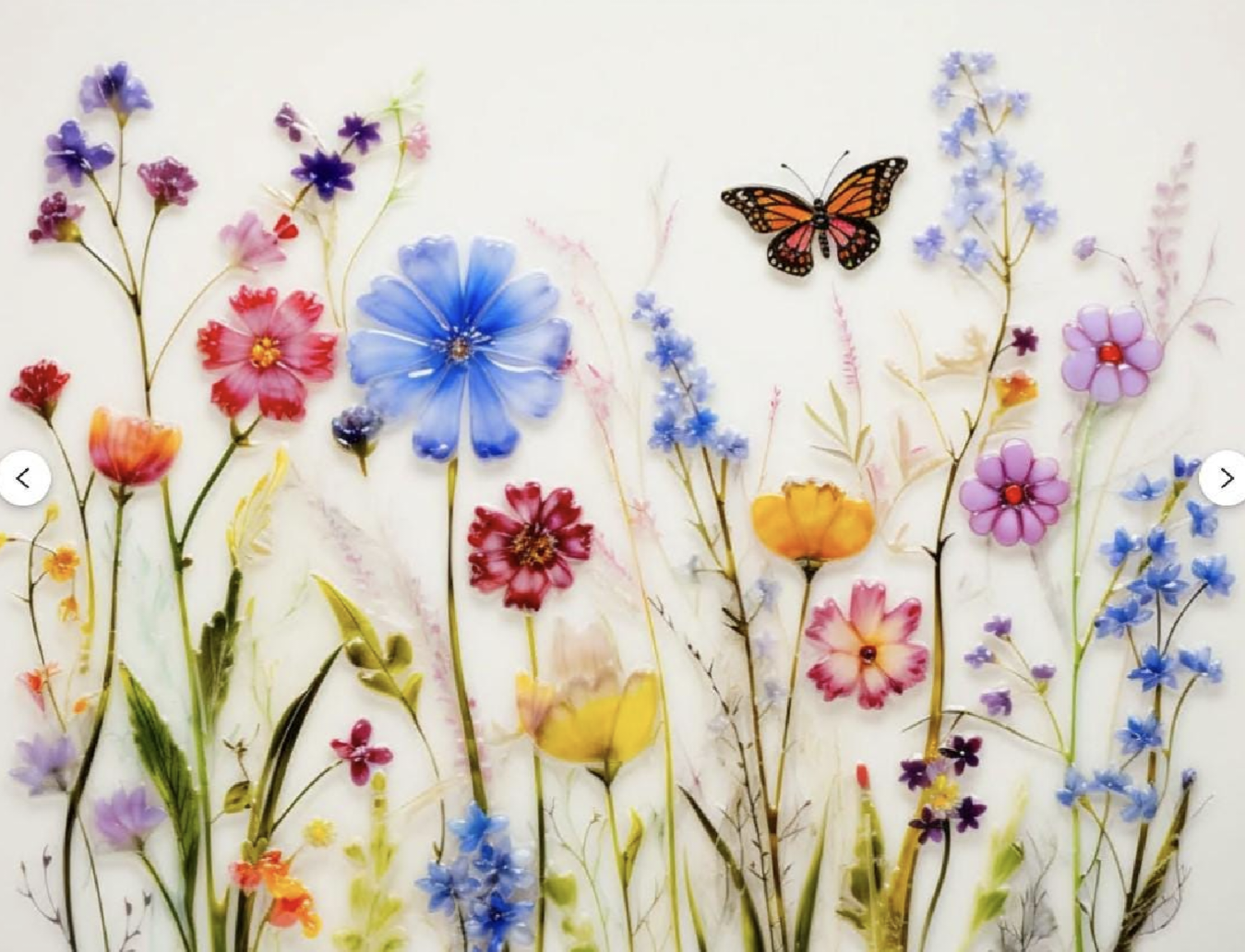 Wildflowers Ceramic Tiles.