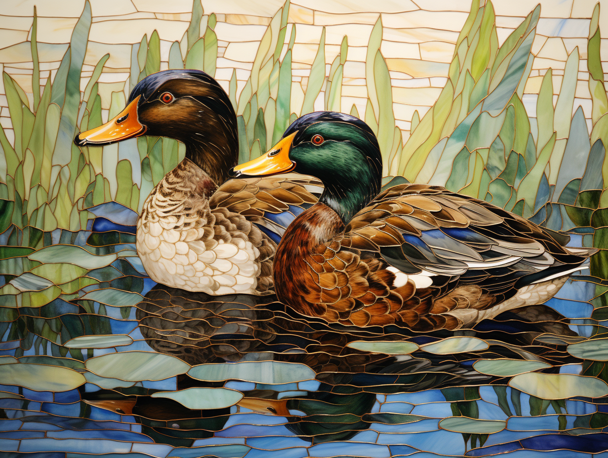 Set of Animal Ceramic Tiles