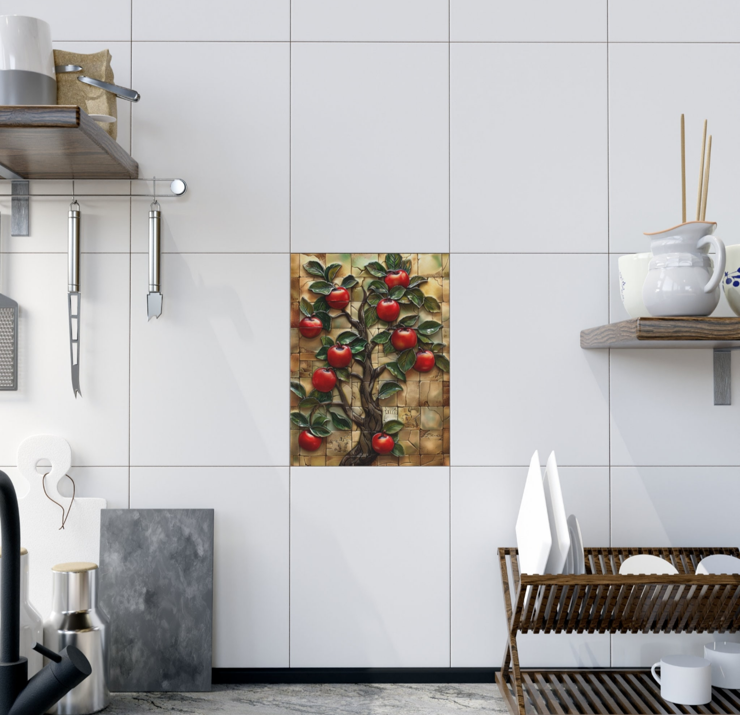 Apple Tree Ceramic Tile or Mural