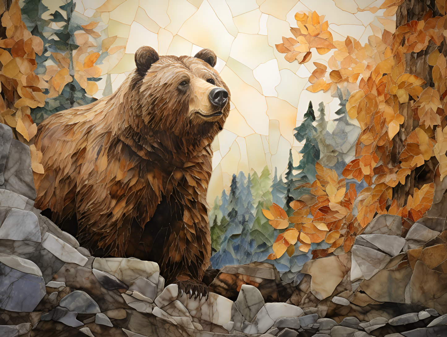Set of Animal Ceramic Tiles