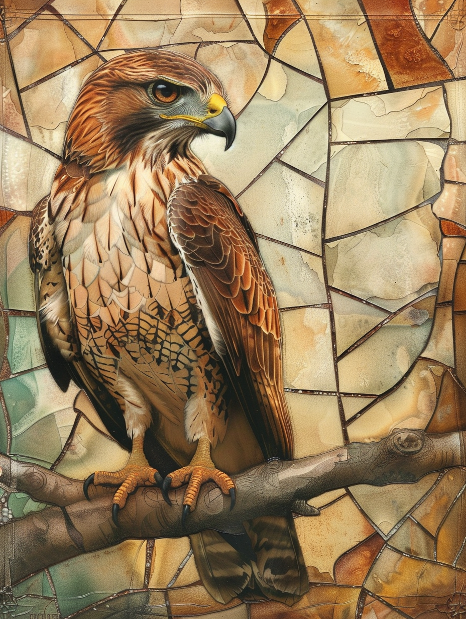 Birds Ceramic Tile Set.