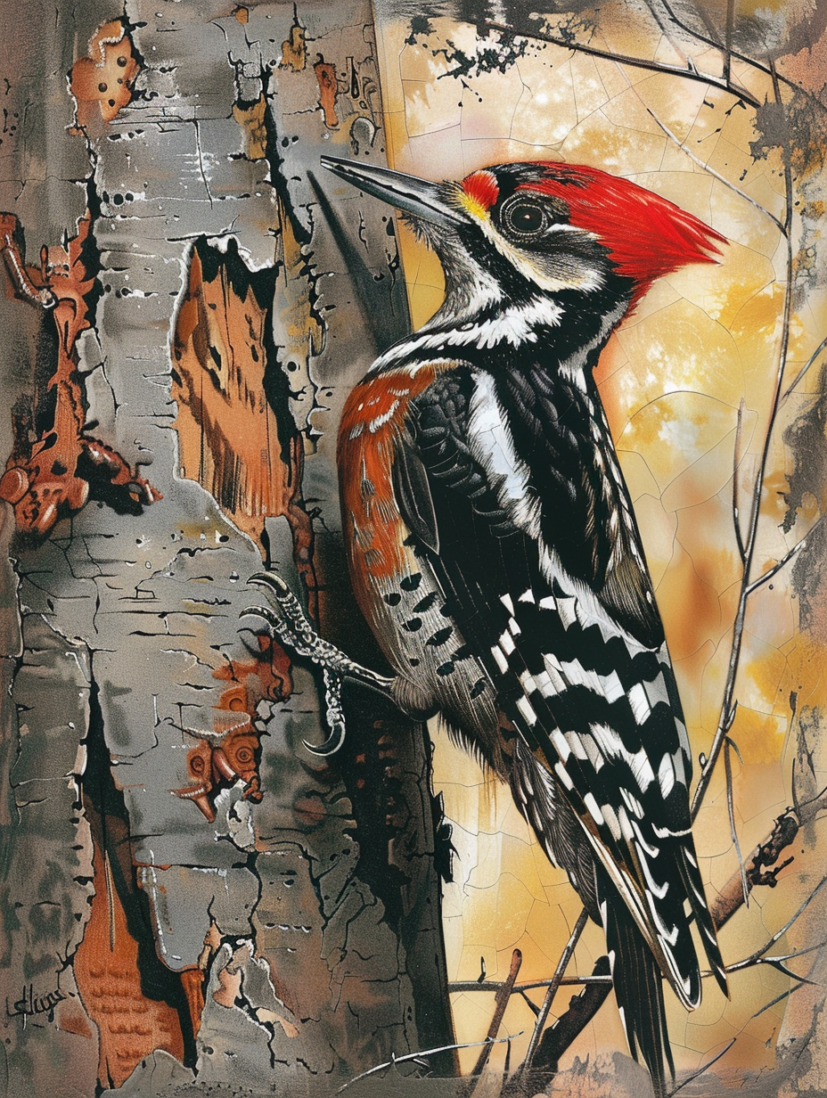 Birds Ceramic Tile Set.