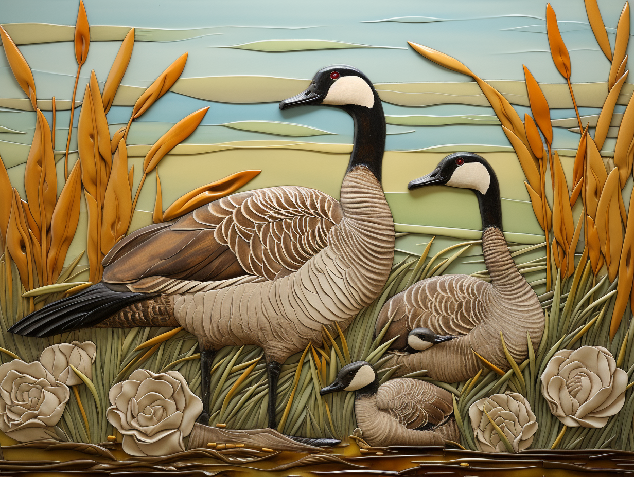 Birds Ceramic Tile Set.