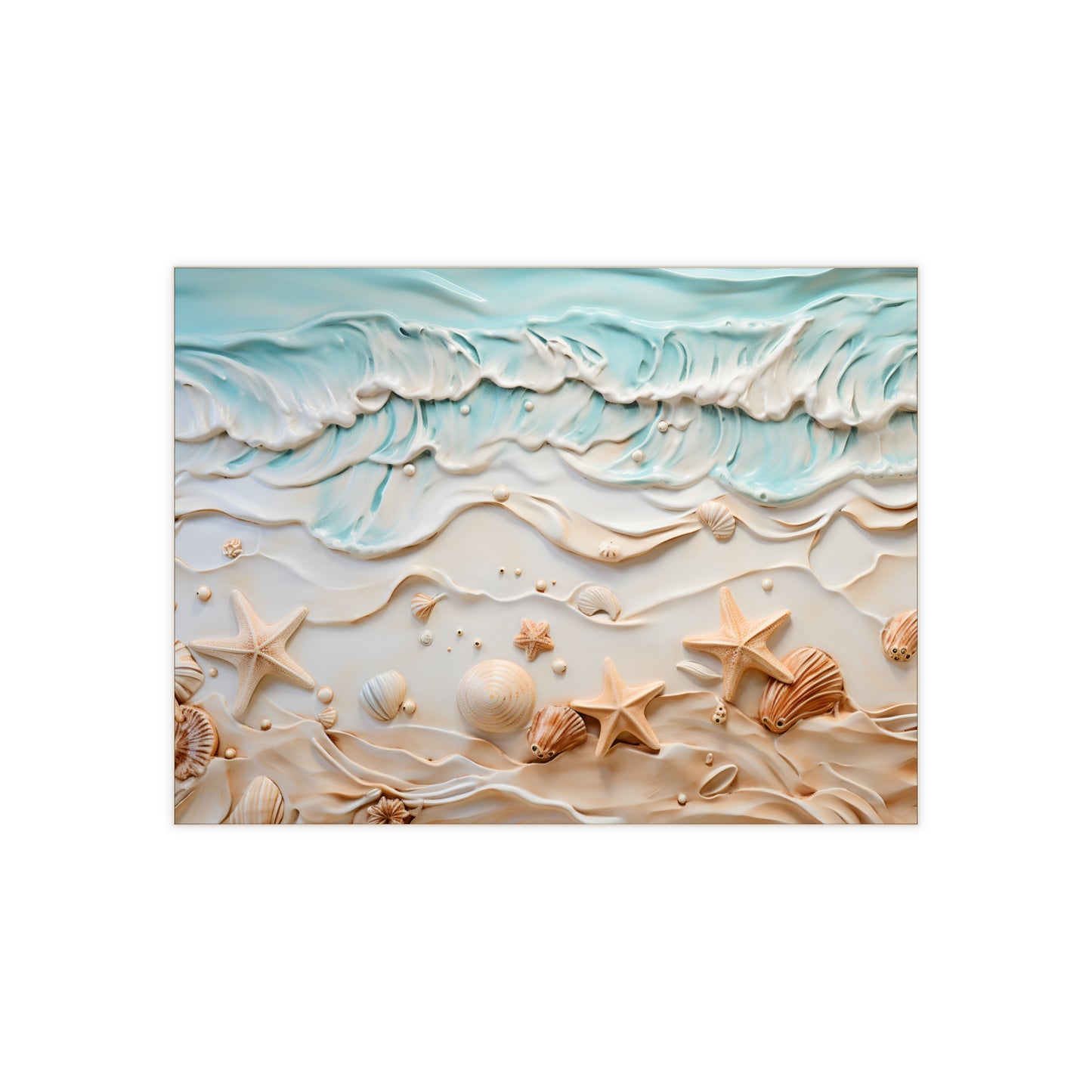 Seashells Ceramic Tile or Mural.