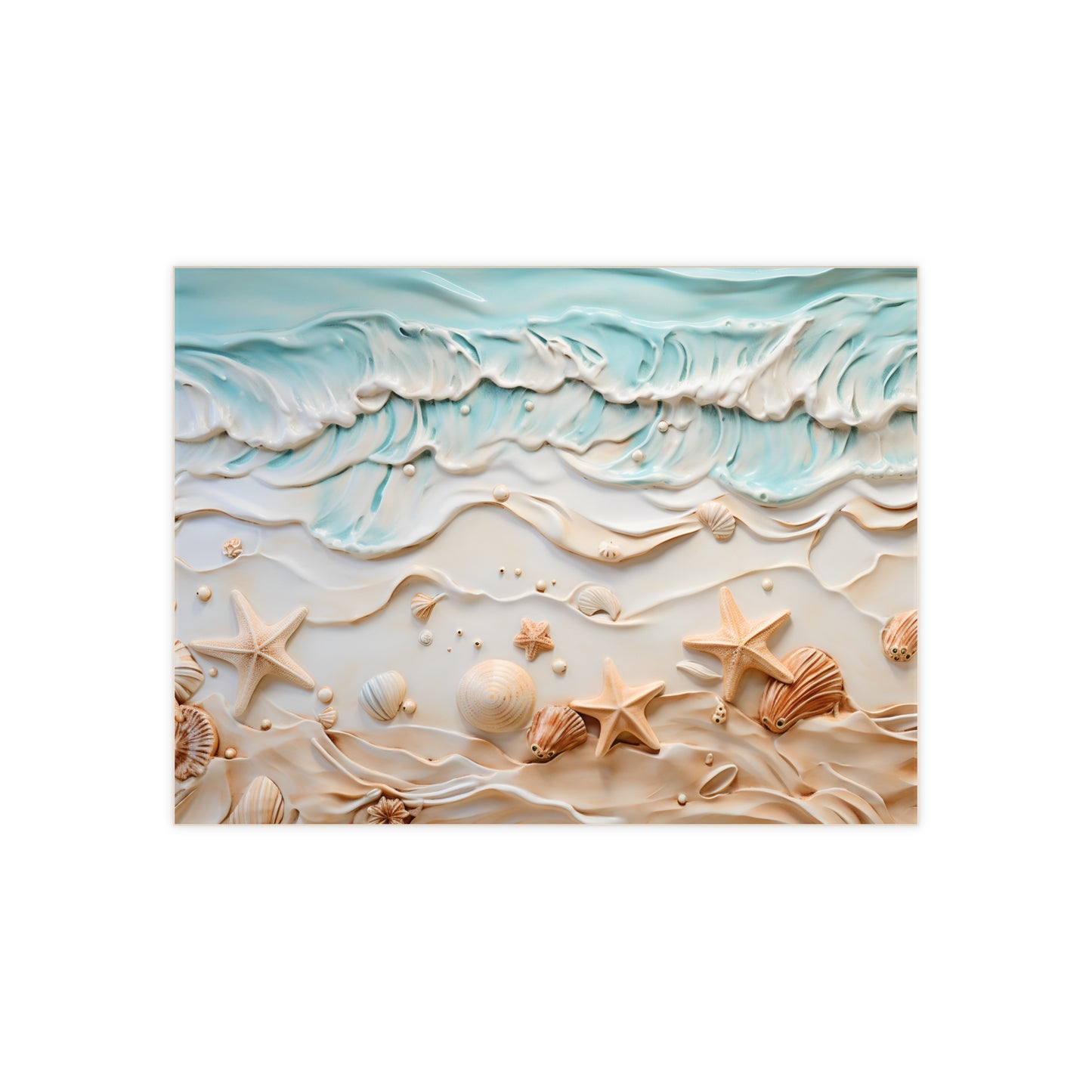 Seashells Ceramic Tile or Mural.